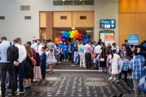 Children’s Sabbath School, Alive in Jesus, Registration, The 62nd General Conference Session of the Seventh-day Adventist Church, America’s Center Convention Complex, St. Louis, Missouri, USA, July 3-12, 2025. Camera date: Saturday, July 5, 2025 09:11.